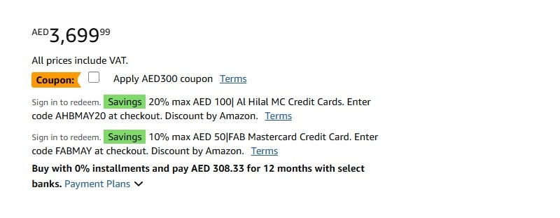 amazons own coupons page