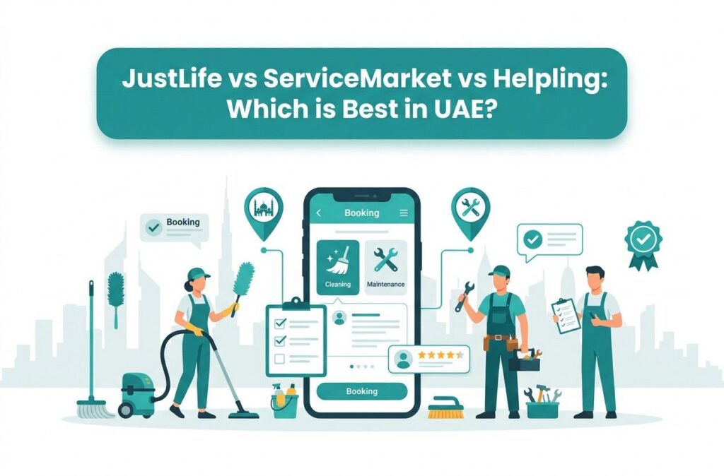 JustLife vs ServiceMarket vs Helpling