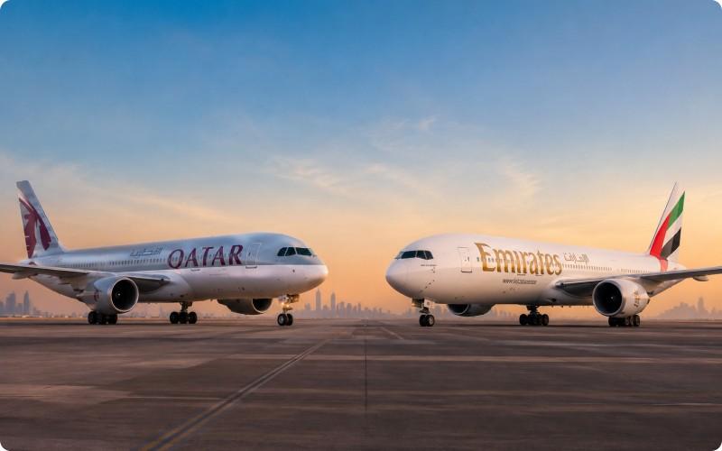 emirates vs qatar airways