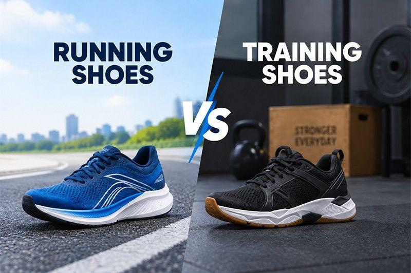 running shoes vs training shoes
